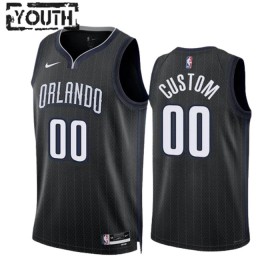 Orlando Magic Custom Nike 2022-23 City Edition Musta Pelipaidat Swingman - Lasten